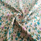 Beautiful flower type polyester spandex printing on fabric