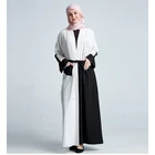 Fashion style latest design elegant muslim long dress abaya