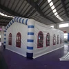 12x5 mts movable big party event air tight inflatable tent with windows N removable doors from Sino factory