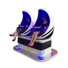 遊園地 Vr シミュレーション乗り物 9D ライダー 3D Vr モーションチェアとインタラクティブモーションプラットフォーム