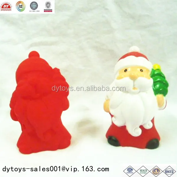 plastic holiday gifts santa claus figures promotional items