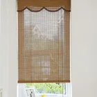 Manual and Motorized Dim-out Bamboo Blinds Outdoor Blinds Curtains