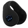 Winter Fleece Earmuffs Headphones Unisex Foldable Ear Warmers,Bluetooth V5.0 Wireless Music Earmuff Headsets Bluetooth Earmuffs