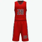 2018 Blank Latest Sublimated Custom Design Basketball Uniform