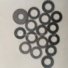 Blue zinc plated flat gasket black zinc plated washer black zinc plated tab washer