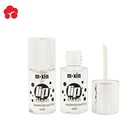 Round Lip Gloss with Transparent Bottle and Sliver Lid Cosmetic Packaging