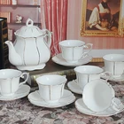 Sets Pumpkin-shaped Bone China Coffee Cup Sets