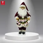 Hot sale animated musical santa claus , christmas decoration, christmas figures