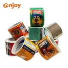 Chinese supplier hairline silver PET film label sticker; waterproof label sticker