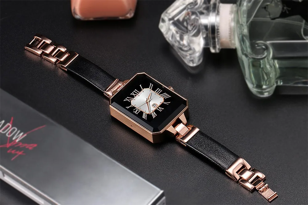 2016 LEM2 Fashion gemstone watch women watches Smart Watch Bluetooth Smartwatch for xiaomi Apple iphone Smartphone