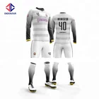 High Quality Sublimation Long Sleeve Soccer Wear Uniform