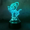 New Glowing 7 Color Changing 3D Cartoon Girls Mice Mouse LED Night Light USB Christmas LED Decor Table Mood Lamp Baby xmas Gifts