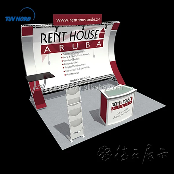 Trade show booth truss systems