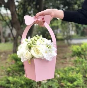 good quality paper gift box for wedding/hanging flower basket