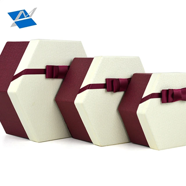diamond shape small custom paper box packaging with lid