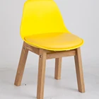 simple children chair wood legs comfortable and eco-friendly