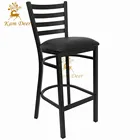Modern style Nordic dining kitchen living room banquet chair bar chair high backrest armchair metal iron steel chair