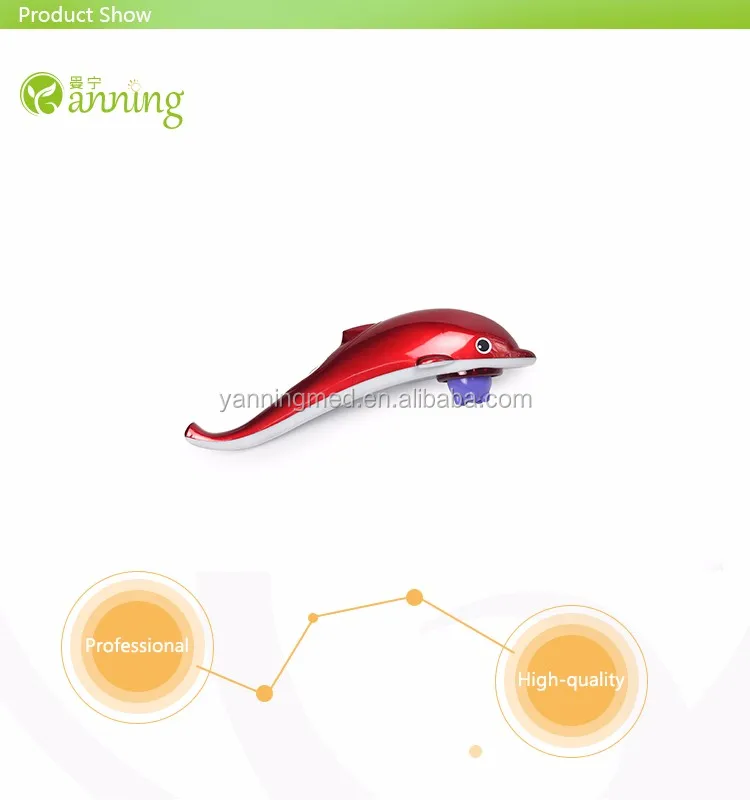 handheld electric body massager machine golden