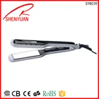 Low price Womens Aluminum coating plate hair straightener straightening LED OEM SALON tools