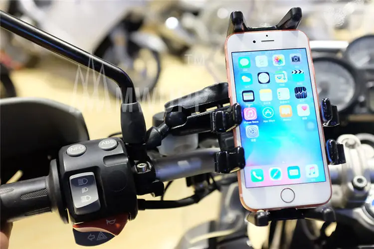 Universal Bicycle Handlebar Clip Stand For iPhone 8 7 5 SE Mount Bracket Bike