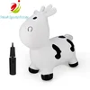 2019 Best Selling Inflatable farm Animals Bouncy White Cow Hopper kids plastic Toy jumping outdoor