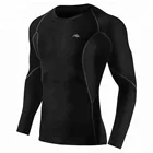 Mens custom compression shirt active wear tops