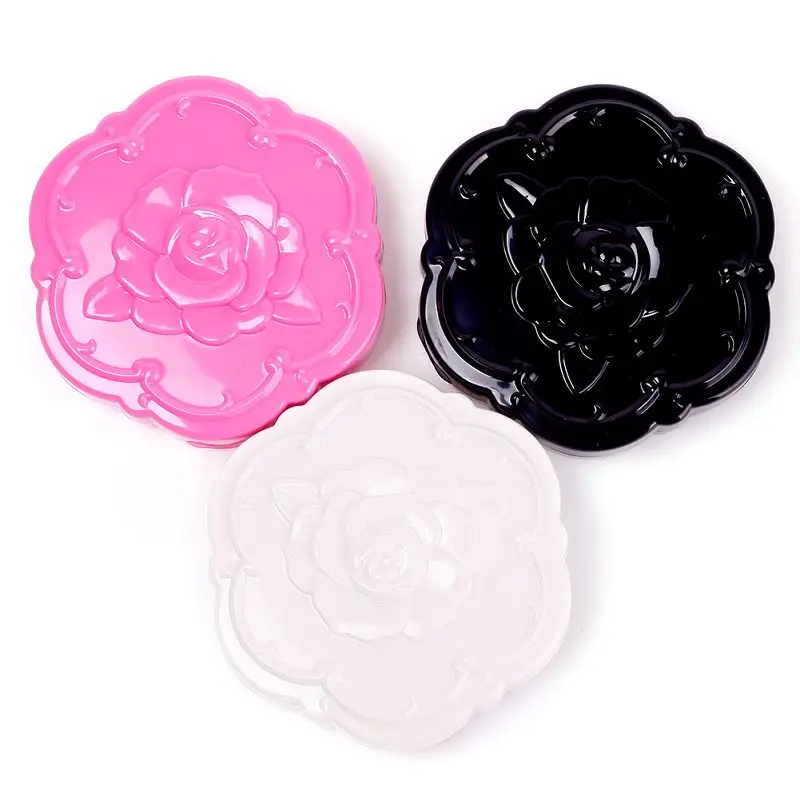 Cute Mini Rose Flower Contact Lenses Glasses Box Travel Set Easy Carry Container Holder#65377