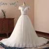 ASA028 Simple High Quality English Nets Off Shoulder A Line Bridal Gown Wedding Dress