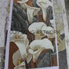 JS MFL-CL03 Kitchen Backsplash Flower Design Wall Mural Glass Mosaic Art Tile