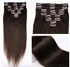 cheap price 6A silky straight human hair extension from Brazilian unprocessed virgin tape hair hairpiece with combs/clips