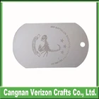 laser engrave dog tag with ball chain laser engraving dog tag