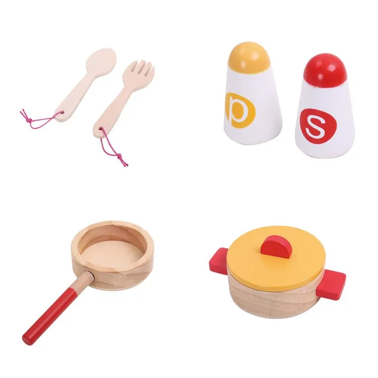 Neue diy kinder spielen küche spielzeug set, holz küche spielzeug ...