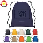 Promotions Waterproof Custom Cheap Printed Polyester Nylon Drawstring Bag