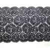22.5 cm rose flower design spandex nylon elastic bra lace trim