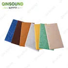 2018 QinSound High Density Furniture Pinboard Acoustic Polyester Acoustic Panel PET Felt Sound Absorbing Ceiling Acoustic Panels