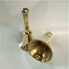 High quality custom promotion gifts brass crafts dinner hand bell school bell