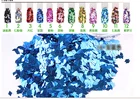 6 Fashion Nail Art Laser Acrylic UV Gel Rhombus Style Glitter Powder Decoration