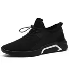 Spring 2019 New Air-permeable Slippers Men's Korean Edition Trend British Baitao Black Sports Leisure Shoes Cross-border