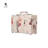 Professional Custom Pu Leather Woman Travel Small Organizer Beauty Pink Case Make Up Makeup Travel Box Suitcase
