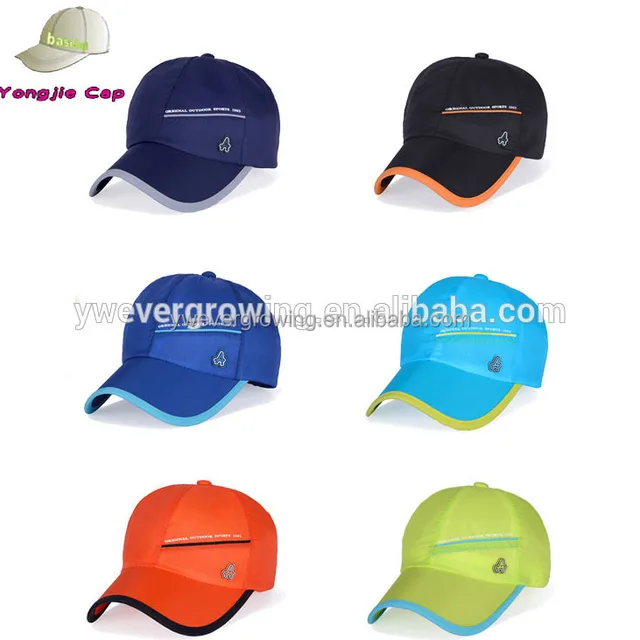 promotional folding camper baseball cap snapback hats no logo