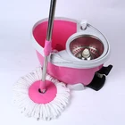 2019 Best Selling Products Double Drive microfiber 360 Spin magic Mop And Bucket