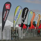 Different shapes Advertising and exhibition event Two side Feather Flag Knife flag Flying Beach Flag banner stand