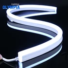 Led strip wide waterproof flat neon flex 3000k fita grow light
