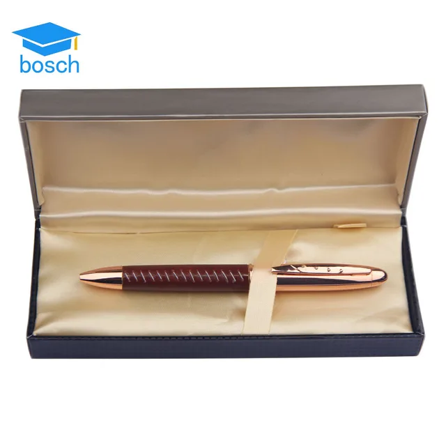 stationery gift items metal premium leather pen set business