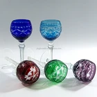 elegant wine glass cup stemware little round wine cup drinking glass