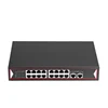 120W Power Supply 100M 16 Port POE Network Switch With 2 Port 1000M Network