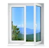 Modern style pvc window grill design swing clear glass house windows