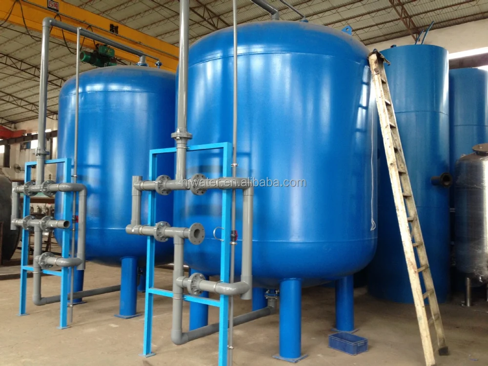 filtro della sabbia in acciaio inossidabile per acqua di bottiglia industriale e filtro del carbone attivo 4