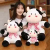 Wholesale custom lovely plush toy best birthday gift soft stuffed animal cow