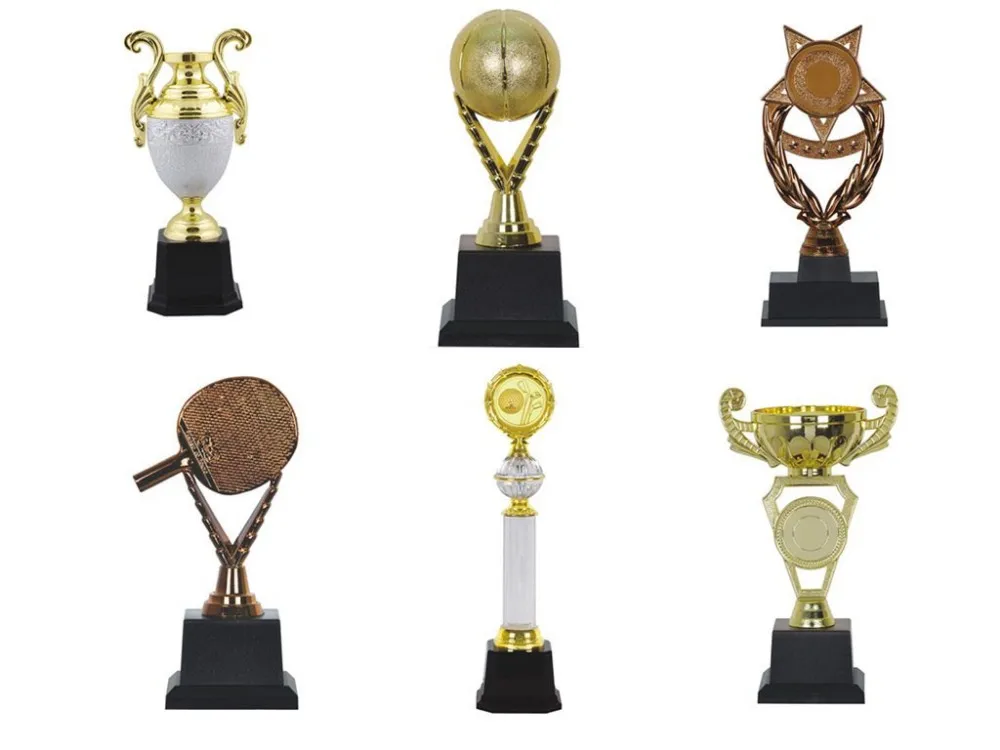 Factory Wholesale Highend Gold/silver/copper Big Soccer Trophy Cup